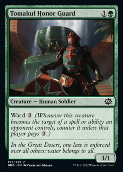 トマクルの儀仗兵/Tomakul Honor Guard [BRO][FOIL]