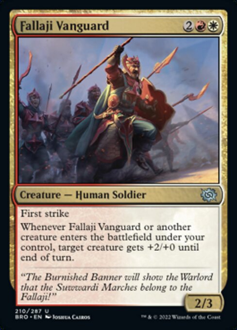 ファラジの先兵/Fallaji Vanguard [BRO][FOIL]