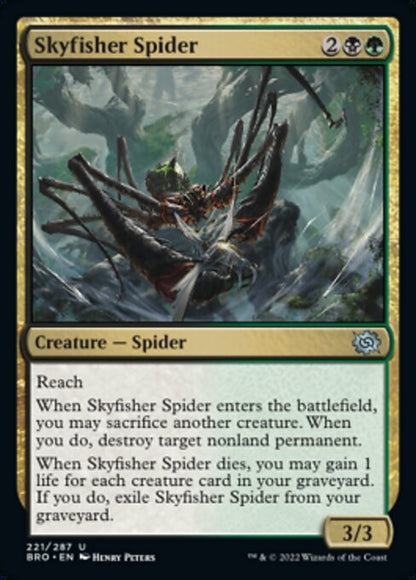 空漁師の蜘蛛/Skyfisher Spider [BRO][FOIL]