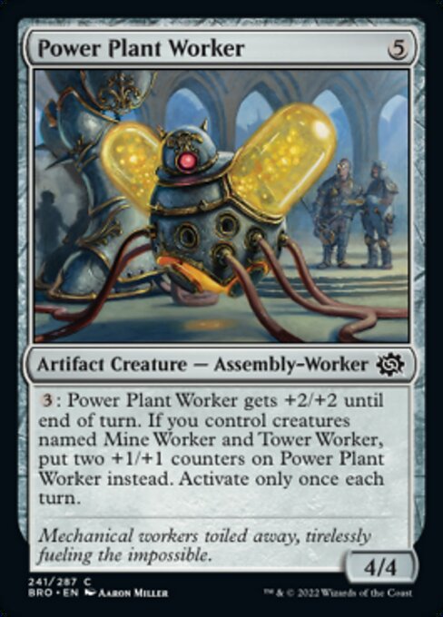 魔力炉の作業員/Power Plant Worker [BRO][FOIL]