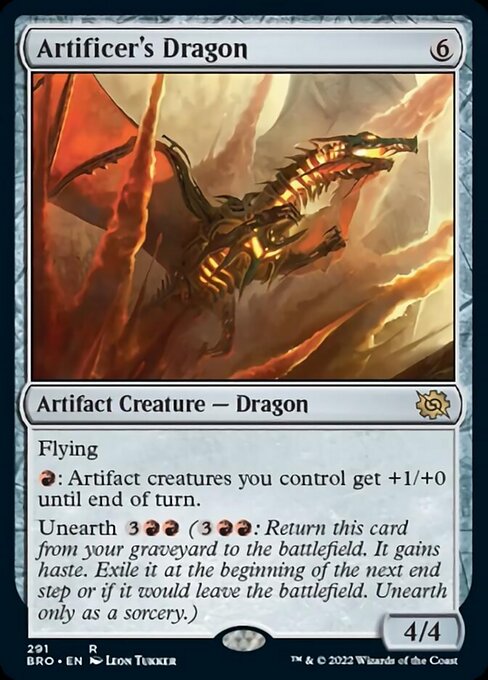 工匠のドラゴン/Artificer's Dragon [BRO][FOIL]