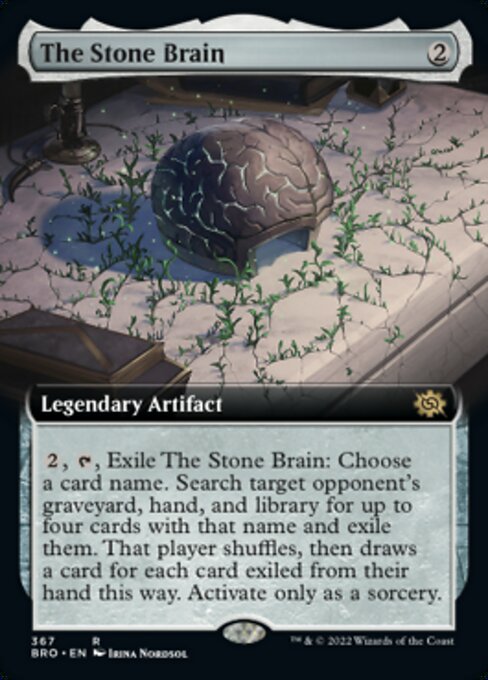 石の脳/The Stone Brain [BRO-BF][拡張アート][FOIL]
