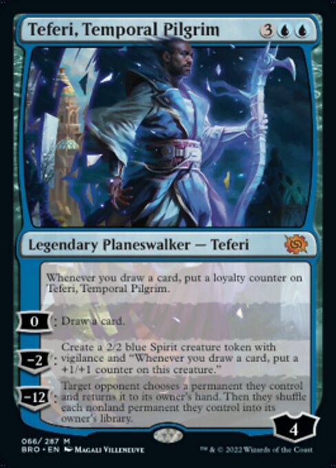 時間の旅人、テフェリー/Teferi, Temporal Pilgrim [BRO][FOIL]