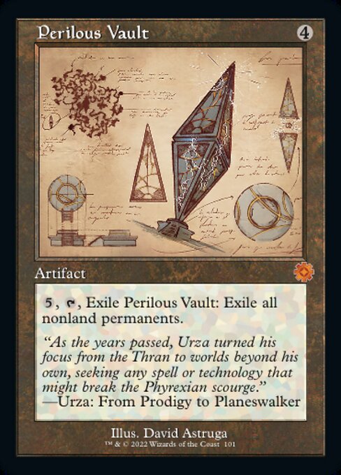 危険な櫃/Perilous Vault [BRO-Retro][設計図][FOIL]
