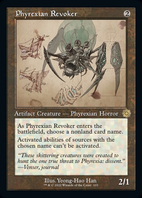 ファイレクシアの破棄者/Phyrexian Revoker [BRO-Retro][設計図][FOIL]