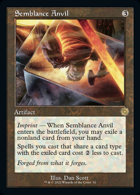 類似の金床/Semblance Anvil [BRO-Retro][旧枠][FOIL]