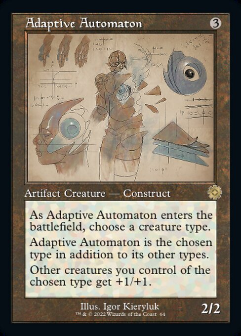 順応する自動機械/Adaptive Automaton [BRO-Retro][設計図][FOIL]