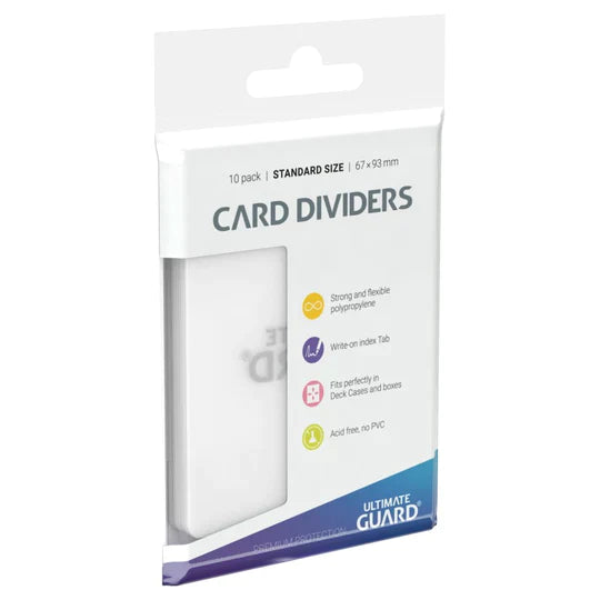 Card Dividers Standard Size Transparent [UGD010089]