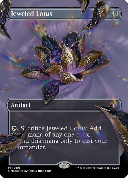 宝石の睡蓮/Jeweled Lotus [CMM] [FOIL][テクスチャー]