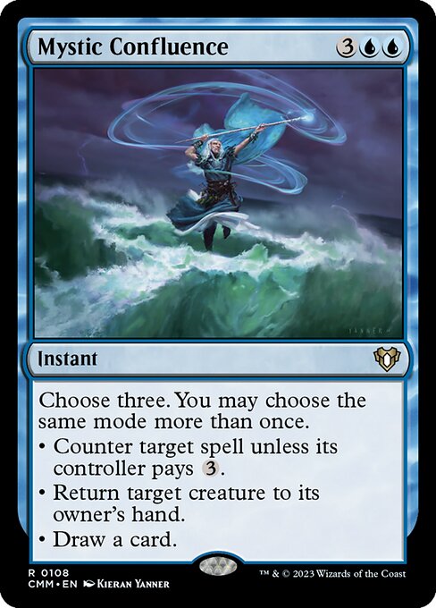 神秘の合流点/Mystic Confluence [CMM] [FOIL]