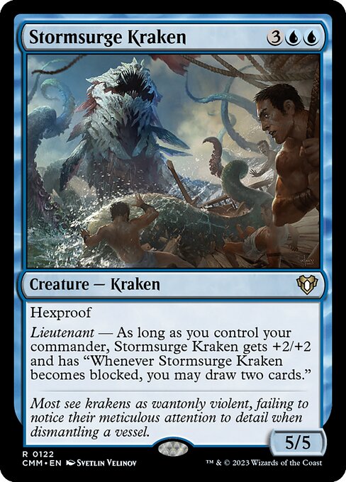うねり嵐のクラーケン/Stormsurge Kraken [CMM] [FOIL]