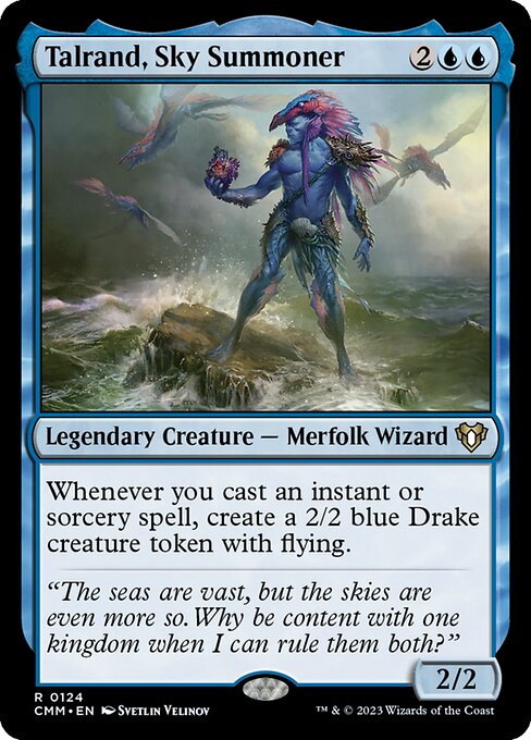 空召喚士ターランド/Talrand, Sky Summoner [CMM] [FOIL]