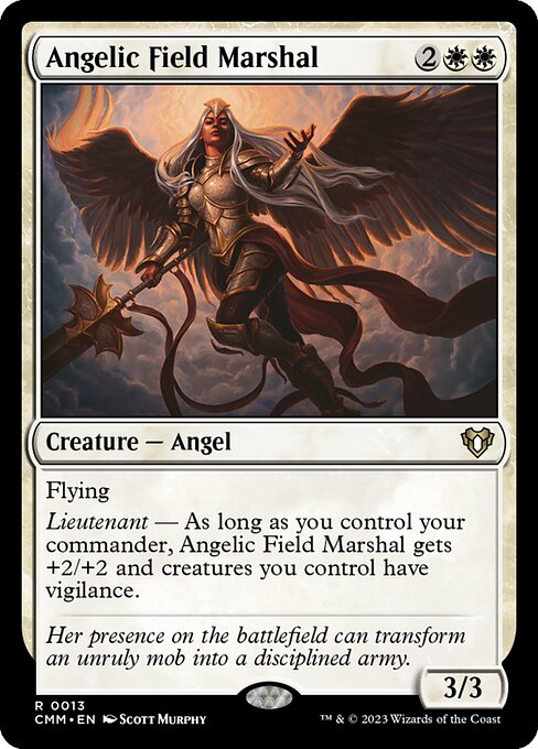 天使の元帥/Angelic Field Marshal [CMM] [FOIL]