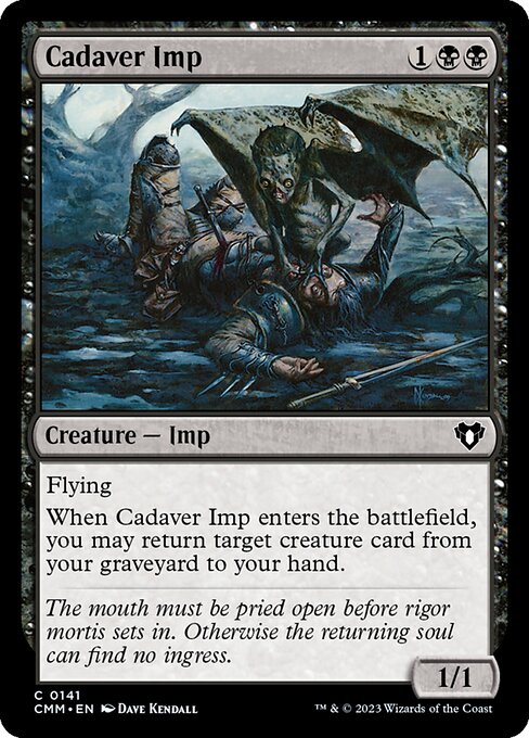 死者のインプ/Cadaver Imp [CMM] [FOIL]