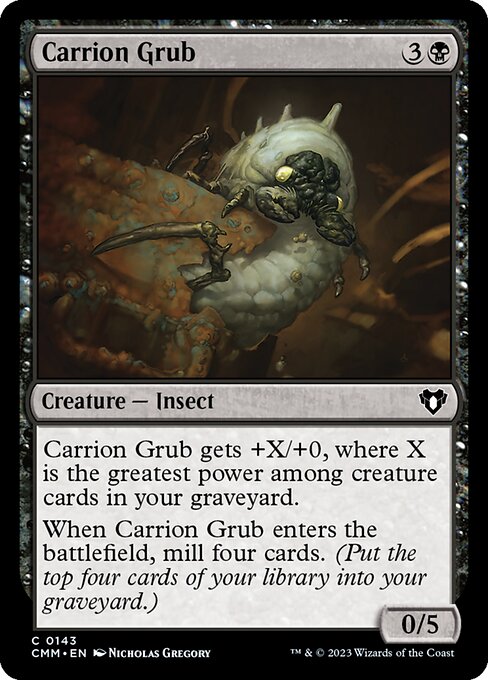 屍肉地虫/Carrion Grub [CMM] [FOIL]