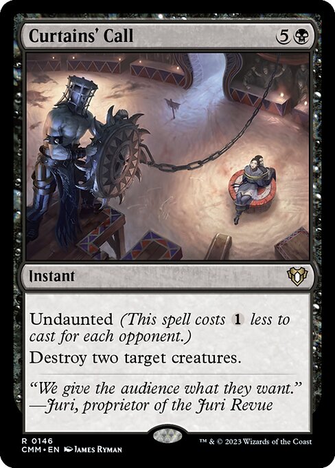 幕切れ/Curtains' Call [CMM] [FOIL]