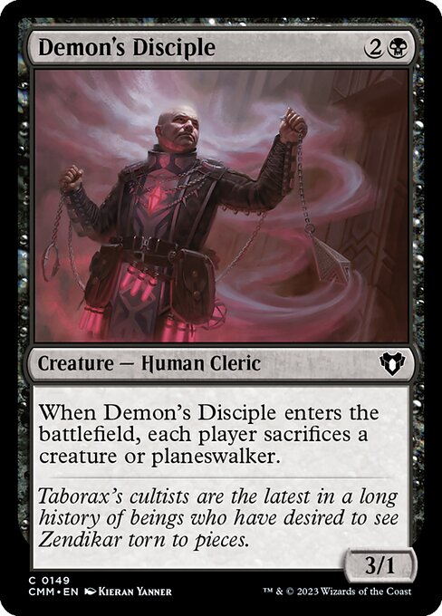 悪魔の信奉者/Demon's Disciple [CMM] [FOIL]