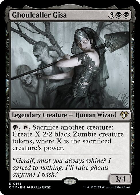 グール呼びのギサ/Ghoulcaller Gisa [CMM] [FOIL]