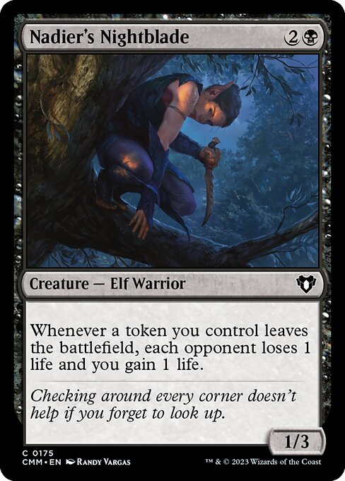 ネイディアの夜刃/Nadier's Nightblade [CMM] [FOIL]