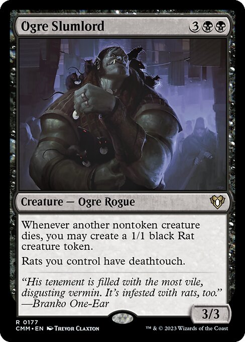 オーガの貧王/Ogre Slumlord [CMM] [FOIL]