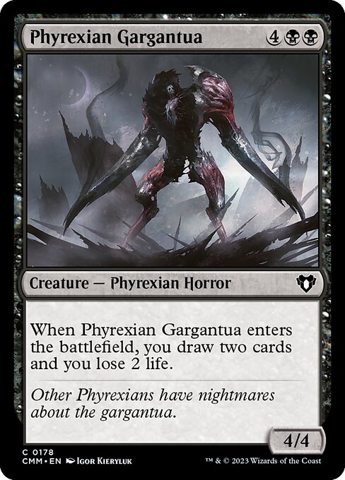 ファイレクシアのガルガンチュア/Phyrexian Gargantua [CMM] [FOIL]