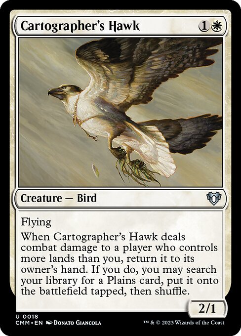 地図作りの鷹/Cartographer's Hawk [CMM] [FOIL]