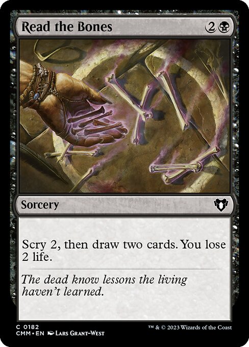 骨読み/Read the Bones [CMM] [FOIL]