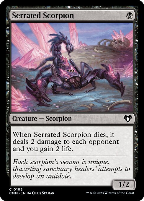 鋸刃蠍/Serrated Scorpion [CMM] [FOIL]