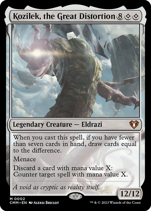 大いなる歪み、コジレック/Kozilek, the Great Distortion [CMM] [FOIL]
