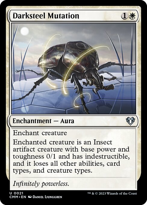 ダークスティールの突然変異/Darksteel Mutation [CMM] [FOIL]