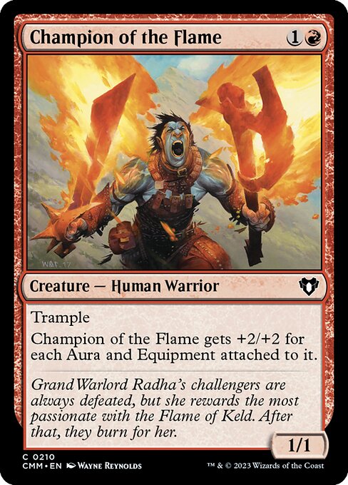 炎のチャンピオン/Champion of the Flame [CMM] [FOIL]