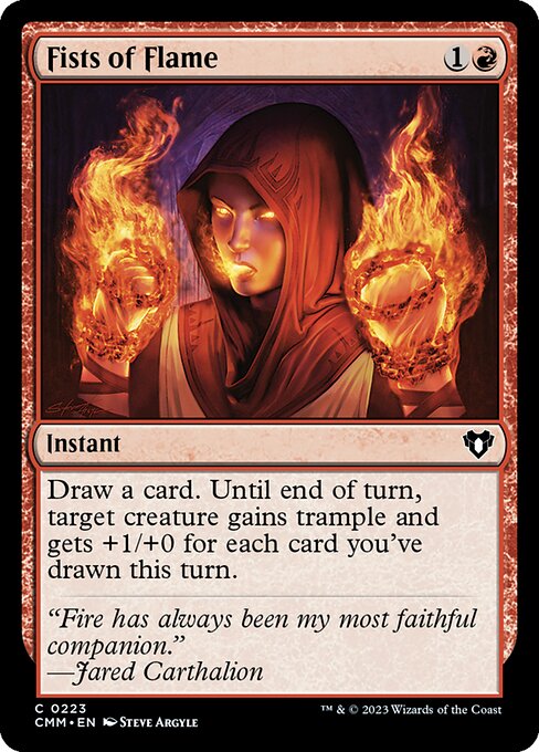 炎の拳/Fists of Flame [CMM] [FOIL]