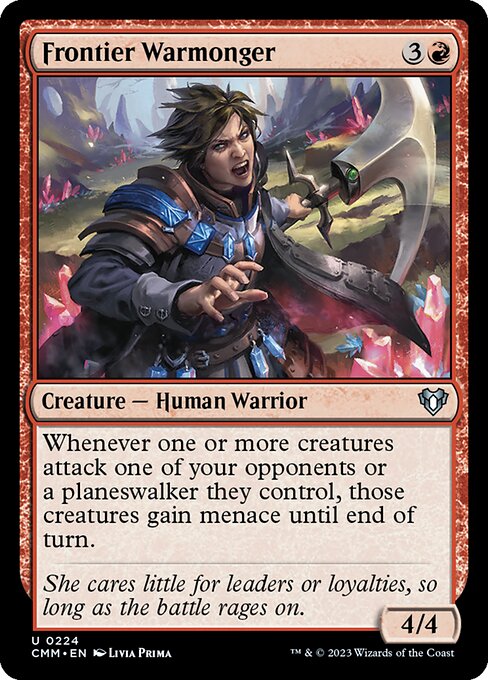 開拓地の戦争屋/Frontier Warmonger [CMM] [FOIL]
