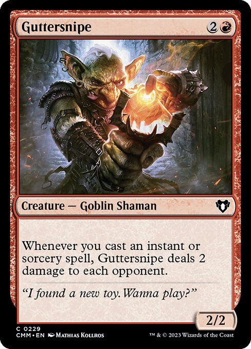 どぶ潜み/Guttersnipe [CMM] [FOIL]