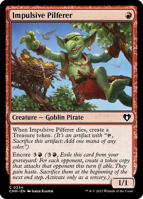 衝動的なこそ泥/Impulsive Pilferer [CMM] [FOIL]