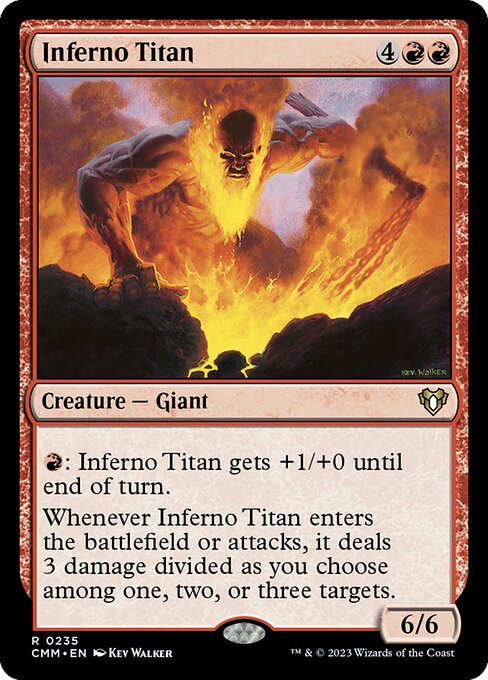 業火のタイタン/Inferno Titan [CMM] [FOIL]
