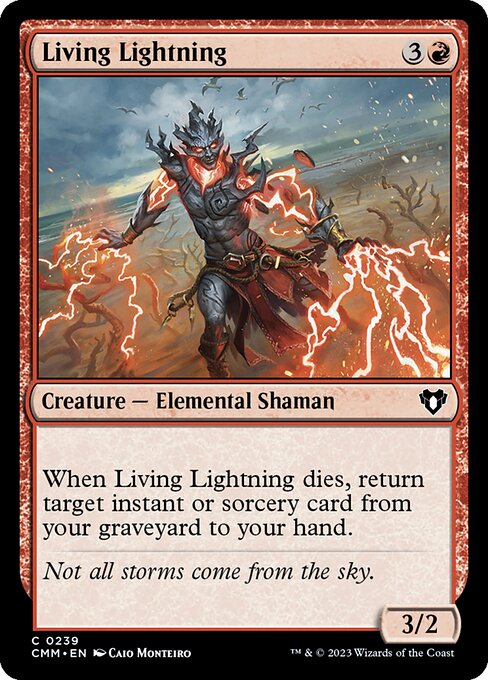 生ける稲妻/Living Lightning [CMM] [FOIL]