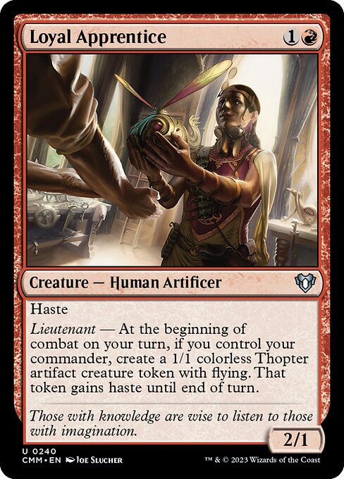 忠実な弟子/Loyal Apprentice [CMM] [FOIL]