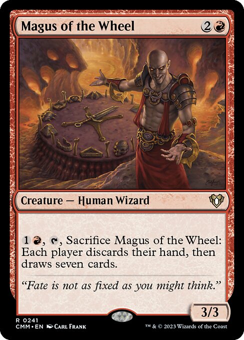 輪の大魔術師/Magus of the Wheel [CMM] [FOIL]
