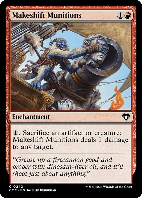 間に合わせの砲弾/Makeshift Munitions [CMM] [FOIL]