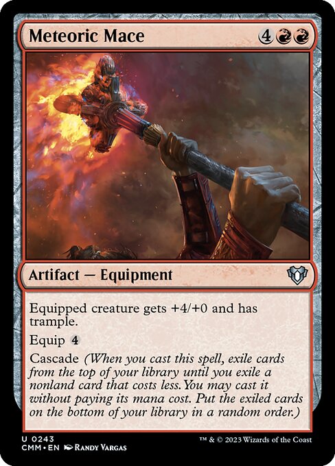 隕石の鎚鉾/Meteoric Mace [CMM] [FOIL]