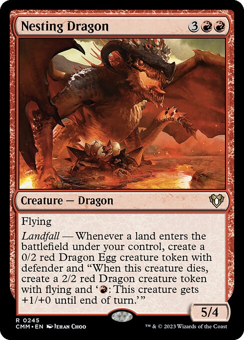 巣ごもりドラゴン/Nesting Dragon [CMM] [FOIL]