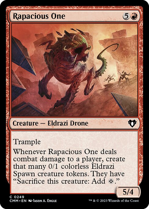 肉喰らうもの/Rapacious One [CMM] [FOIL]