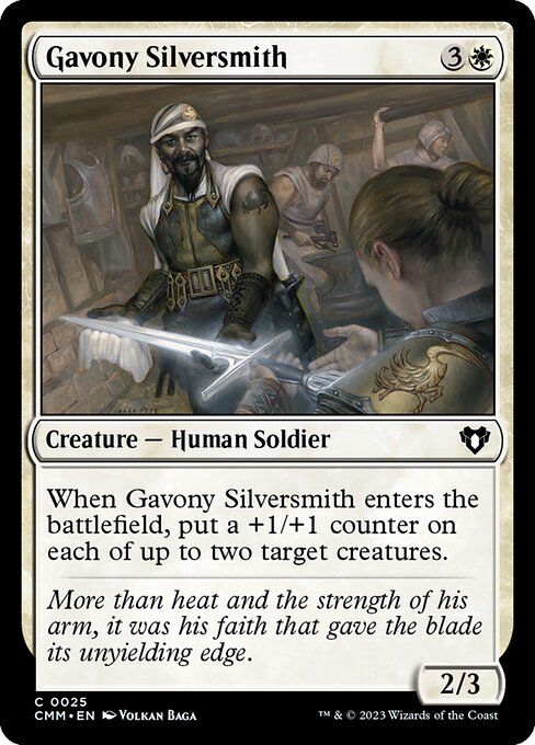 ガヴォニーの銀鍛冶師/Gavony Silversmith [CMM] [FOIL]