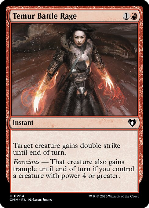 ティムールの激闘/Temur Battle Rage [CMM] [FOIL]