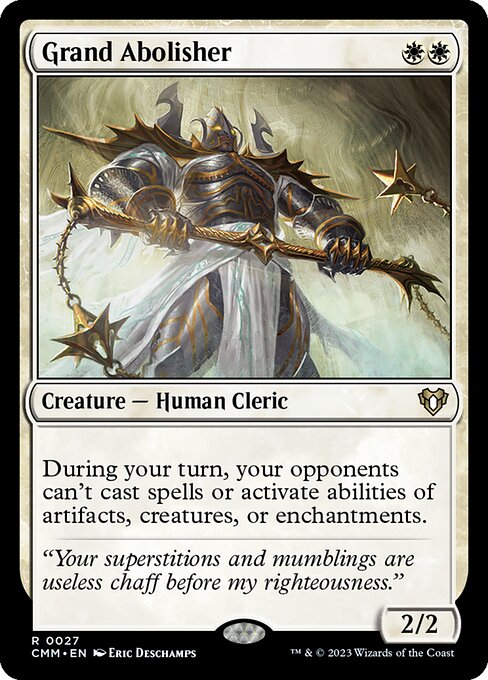 堂々たる撤廃者/Grand Abolisher [CMM] [FOIL]