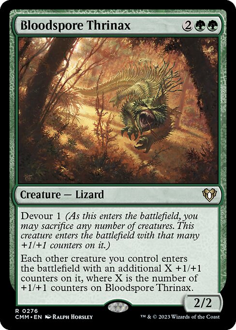 血胞子のトリナクス/Bloodspore Thrinax [CMM] [FOIL]