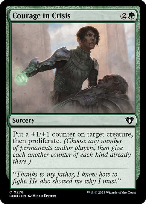 瀬戸際の勇気/Courage in Crisis [CMM] [FOIL]