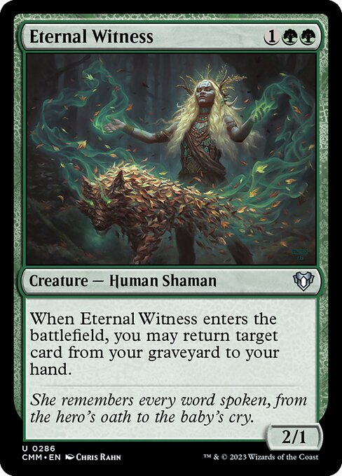 永遠の証人/Eternal Witness [CMM] [FOIL]