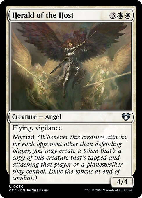 天軍の伝令/Herald of the Host [CMM] [FOIL]